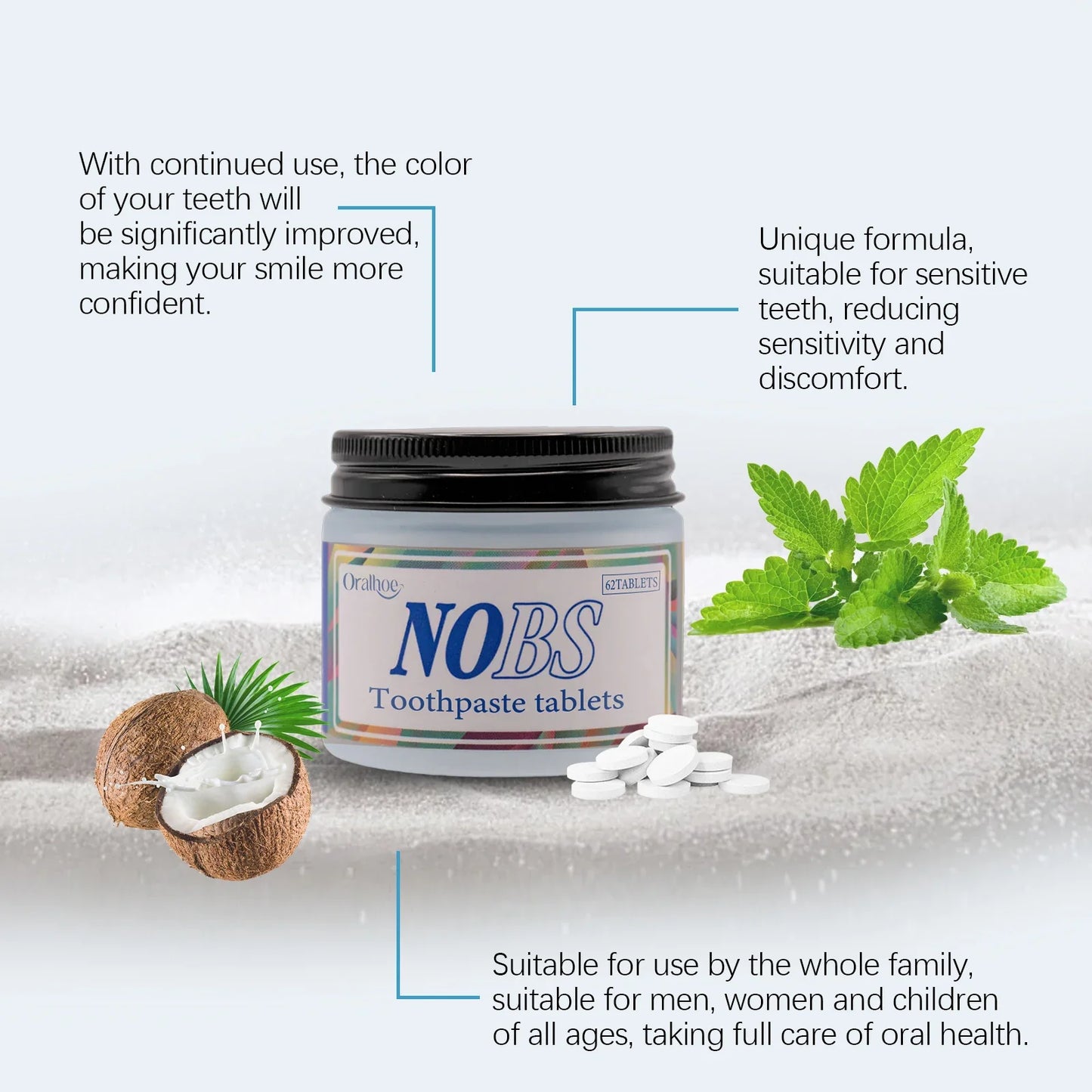 Minty Fresh Tooth Care Tablets