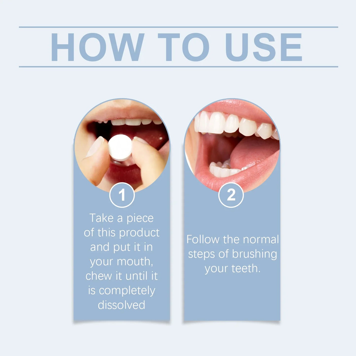 Minty Fresh Tooth Care Tablets